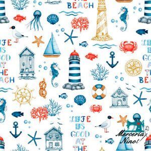 tela-estampada-dibujos-mar-y-playa