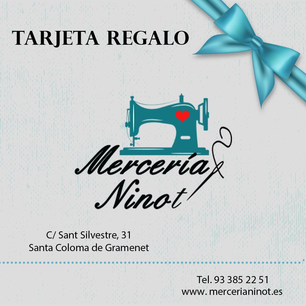 Tarjetas Regalo Mercería Ninot