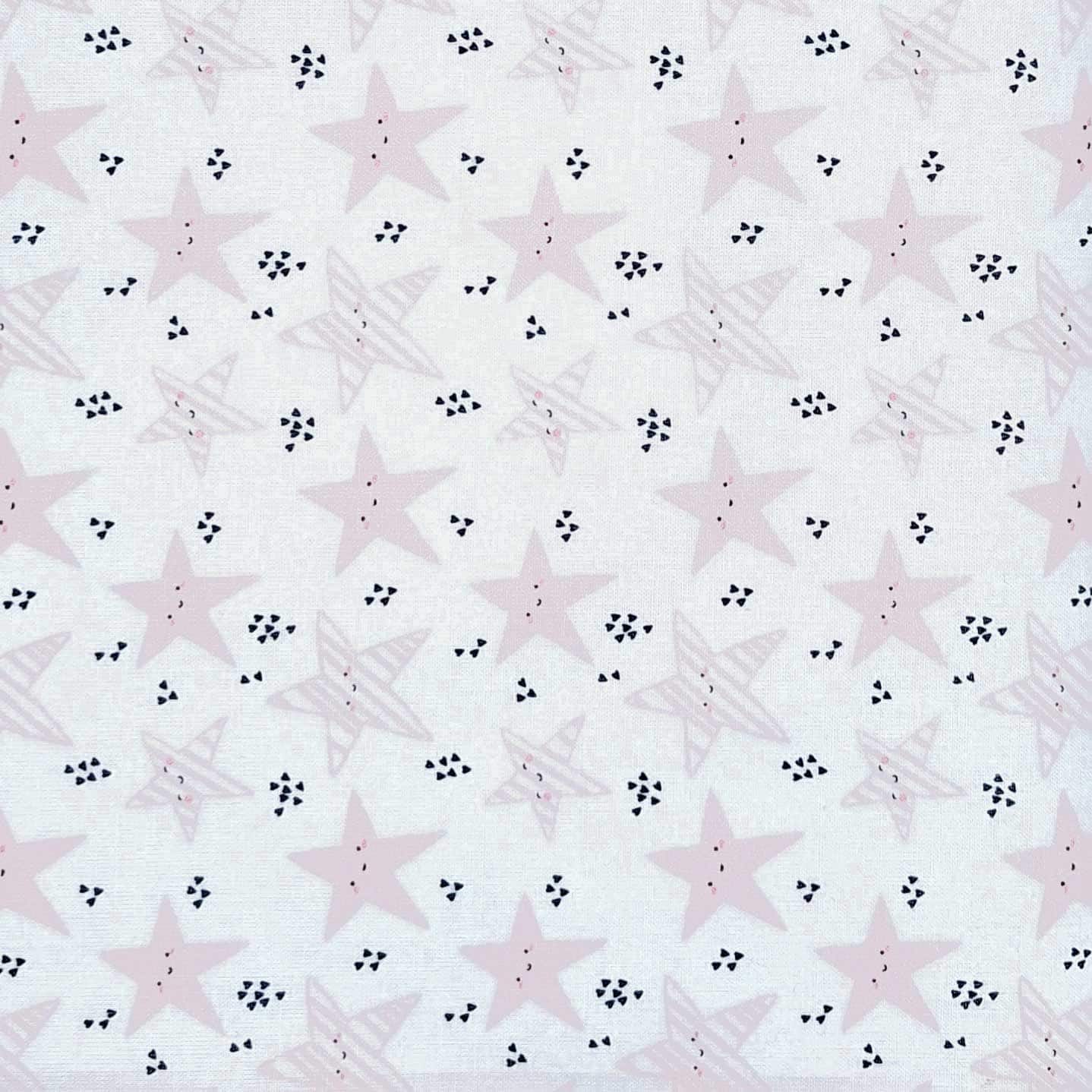 Tela-Sonrisas-Estrellas-Rosas