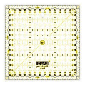 Regla Patchwork Cuadrada 15x15cm