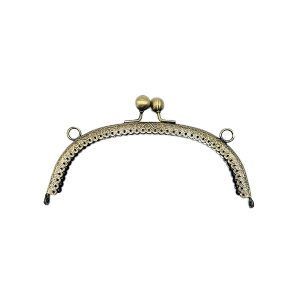 Boquilla monedero 16x7 cm en oro viejo
