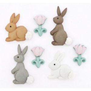 Botones-decorativos-formas-liebres-flores-Quilting
