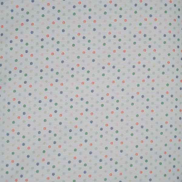 tela piqué topitos de colores
