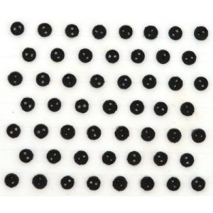 Botones decorativos Micro Mini Negro (40u)