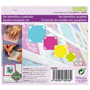 Set 5 plantillas IDEAS para cuadrados 1,5 - 2- 2,5 - 3 - 3,5 pulgadas