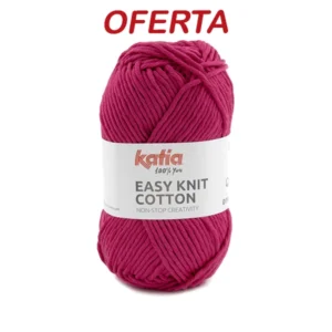 lana-hilo-easyknitcotton-tejer-algodon-fucsia-primavera-verano-katia-18 oferta