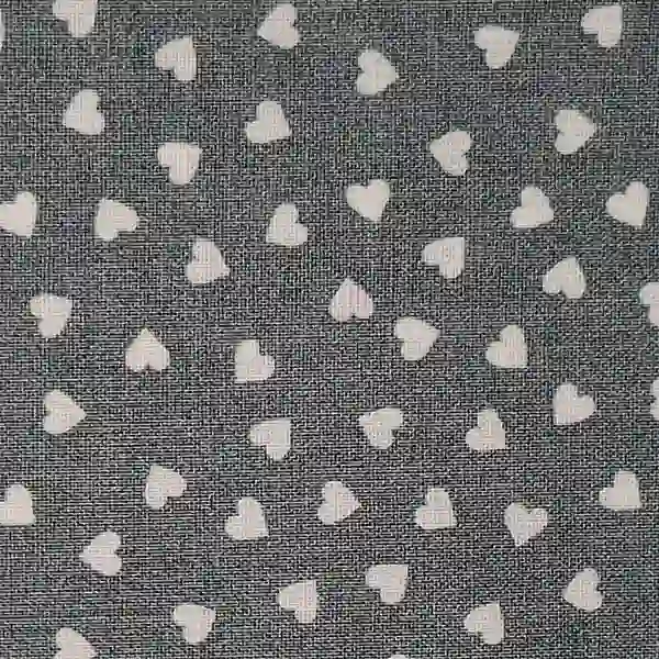 Tela-Gris-Corazones