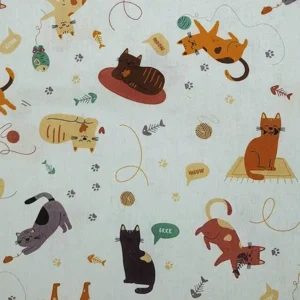 Tela-Gatos-Jugando