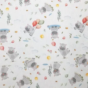 Tela-hipopotamos-con-globos