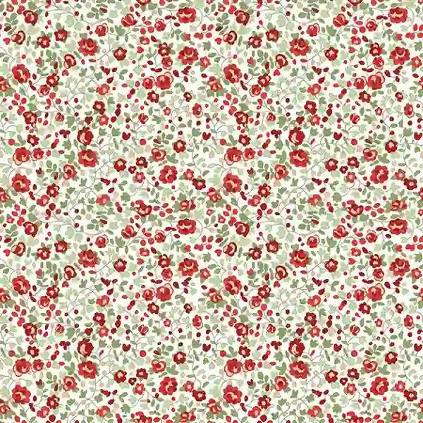 Tela-Fleur-Rojo