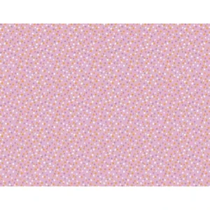 Tela Topitos colores –lila-50x74