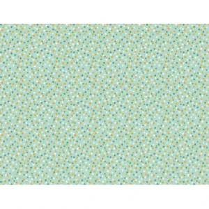 Tela Topitos de colores –menta-50x74