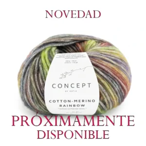 lana-hilo-cottonmerinorainbow-tejer-algodon-merino-extrafine-verde-rojo-azul-medio-katia-503 próximamente