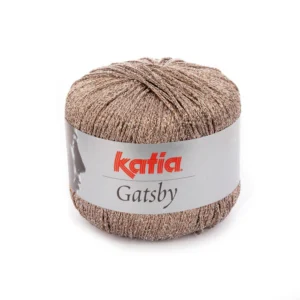 lana-hilo-gatsby-tejer-viscosa-poliamida-poliester-metalizado-marron-claro-plata-katia-41